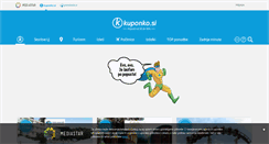 Desktop Screenshot of kuponko.si